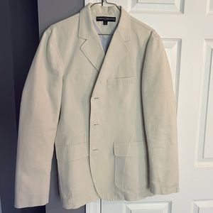 Tommy Hilfiger khaki linen blend sport coat